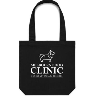 MDC Carrie tote with white logo Thumbnail