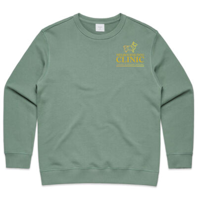 Women's Premium Crew Sweater with gold logo Thumbnail