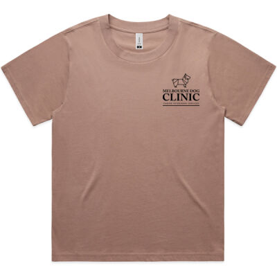 Women's Martina Tee with black logo Thumbnail